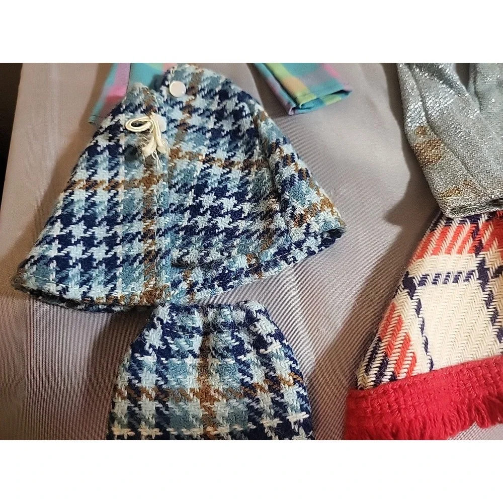Vintage‎ Doll Clothing Lot - 10+ Complete Outfits & Case.